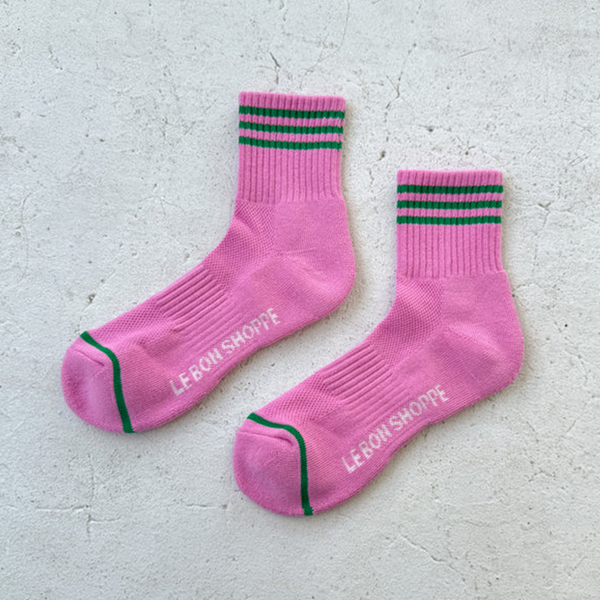 Le Bon Shoppe Girlfriend Socks Rose Pink
