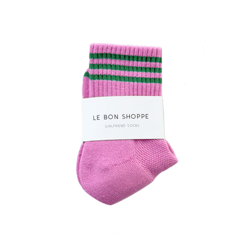 Le Bon Shoppe Girlfriend Socks Rose Pink