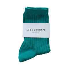 Le Bon Shoppe Her Socks Turquoise