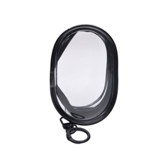 Trinket Pouch with Keychain Black