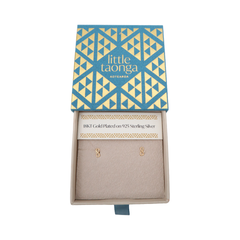 Little Taonga Petite Studs Eternity Gold