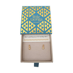 Little Taonga Studs Triple Twist Gold