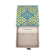 Little Taonga Studs Piwakawaka  Silver