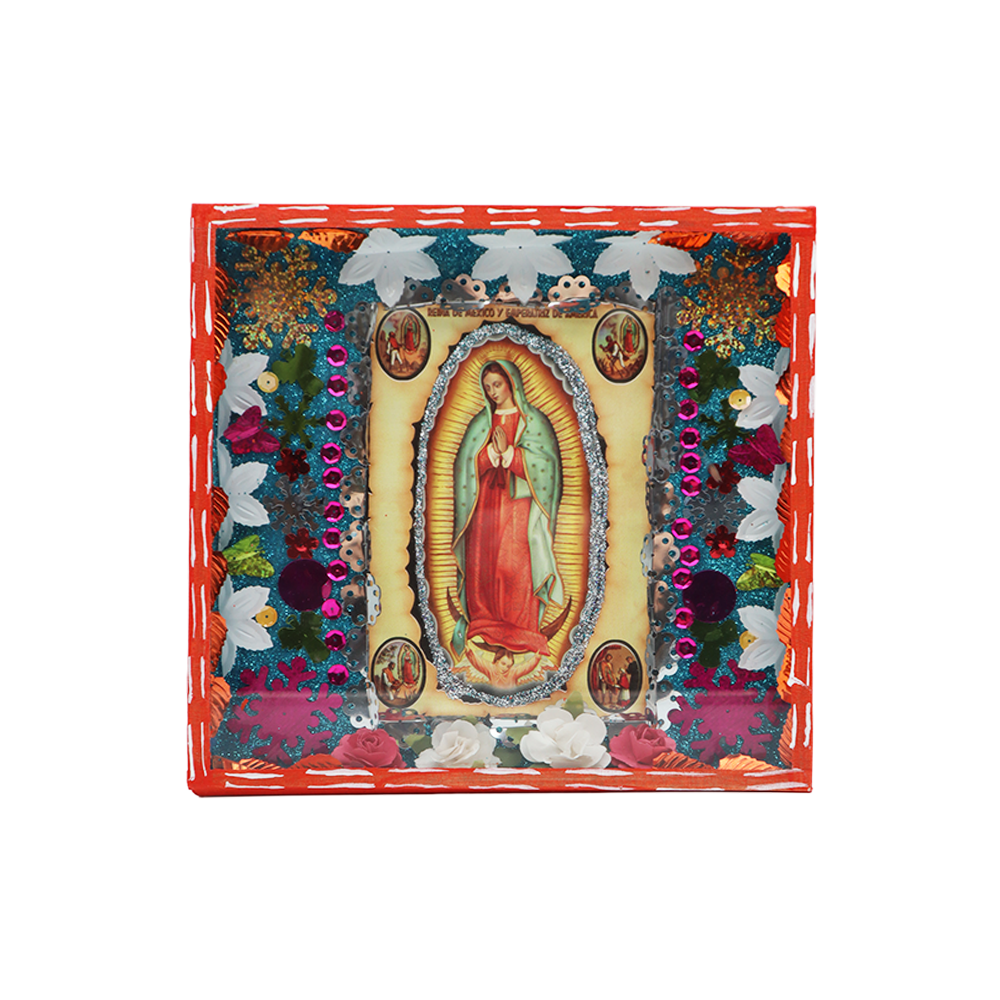 Mexican Nicho Box Virgin Mary Extra Large