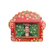 Rustico Mexicano Tin Nicho Teca with Frida