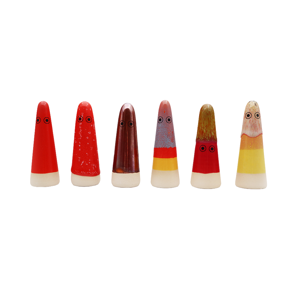 Studio Arhoj Ceramic Ghost Reds Oranges & Yellows Blind Box