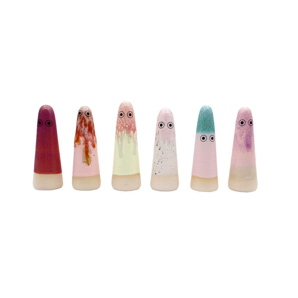 Studio Arhoj Ceramic Ghost Pinks & Purples Blind Box