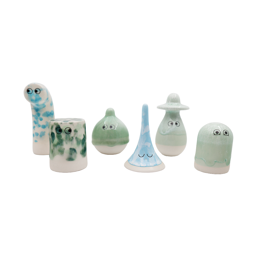 Studio Arhoj Ceramic Familia Greens & Blues Blind Box