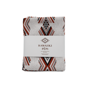 Hawaiiki Pēpi Niho Paraikete Knitted Baby blanket Brown