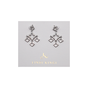 Lindi Kingi Earrings Byzante Embrace Mini Silver