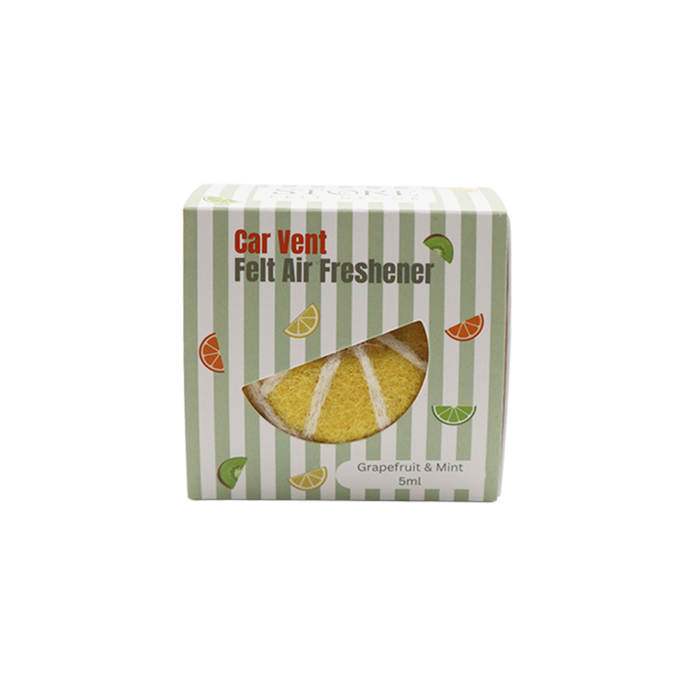 Wool Air Freshener Car Vent Lemon