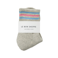 Le Bon Shoppe Girlfriend Socks Bright Grey