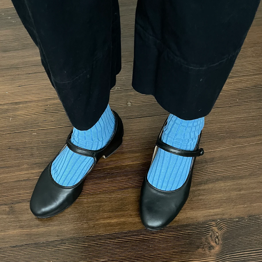 Le Bon Shoppe Socks Her Electric Blue
