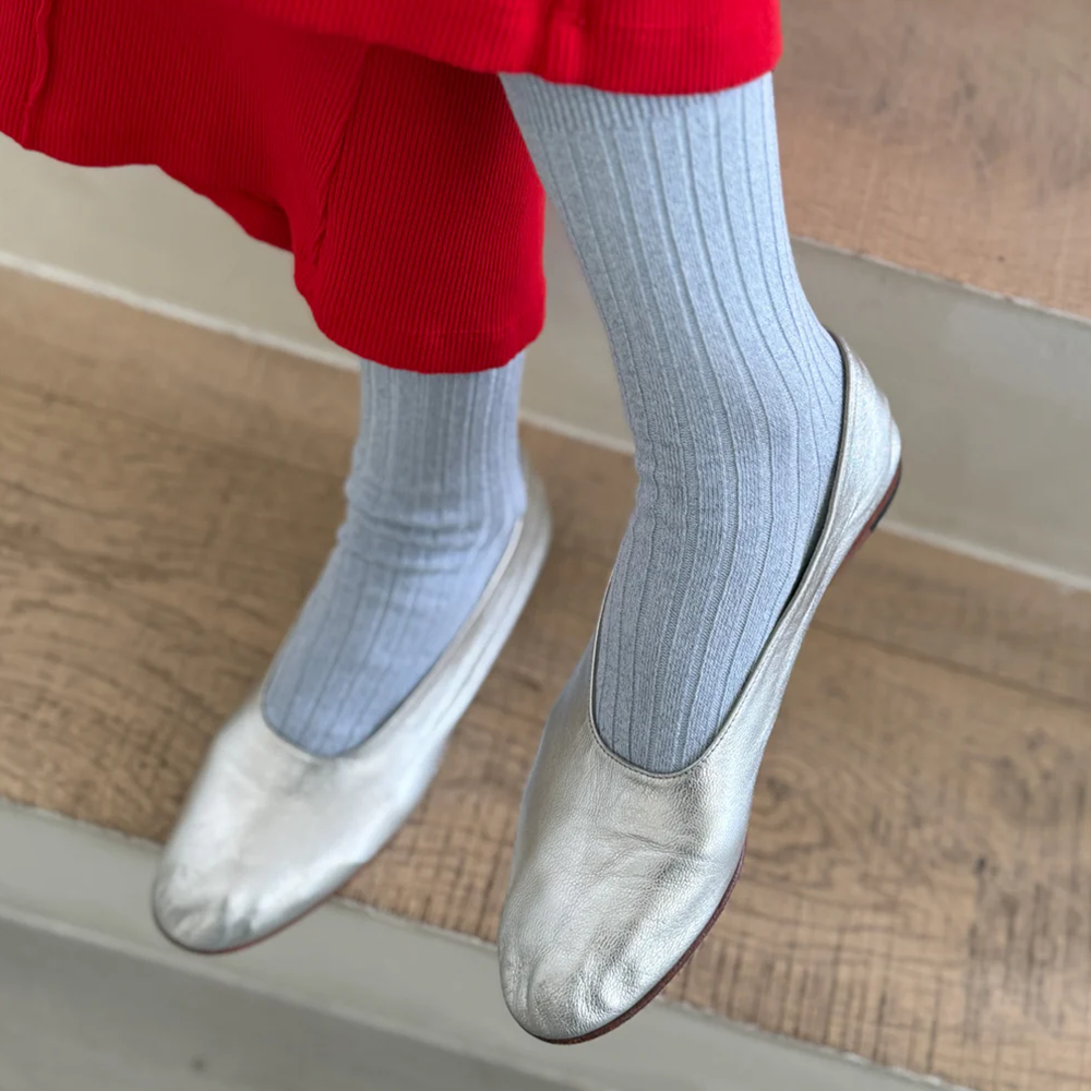 Le Bon Shoppe Socks Her Lurex Glitter Morning Mist