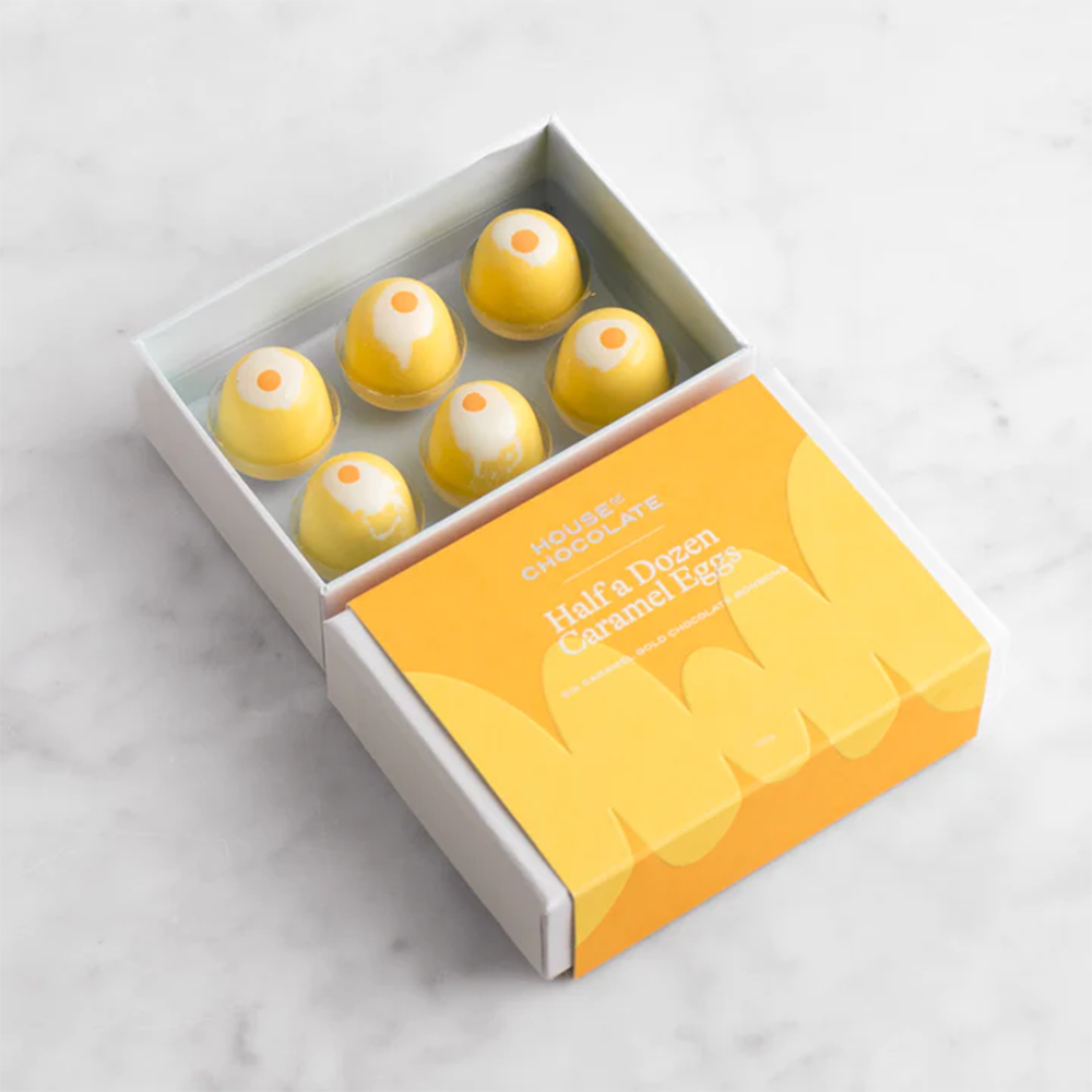 House of Chocolate Half a Dozen Caramel Cream Eggs