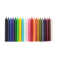 Coloured Candle 24cm