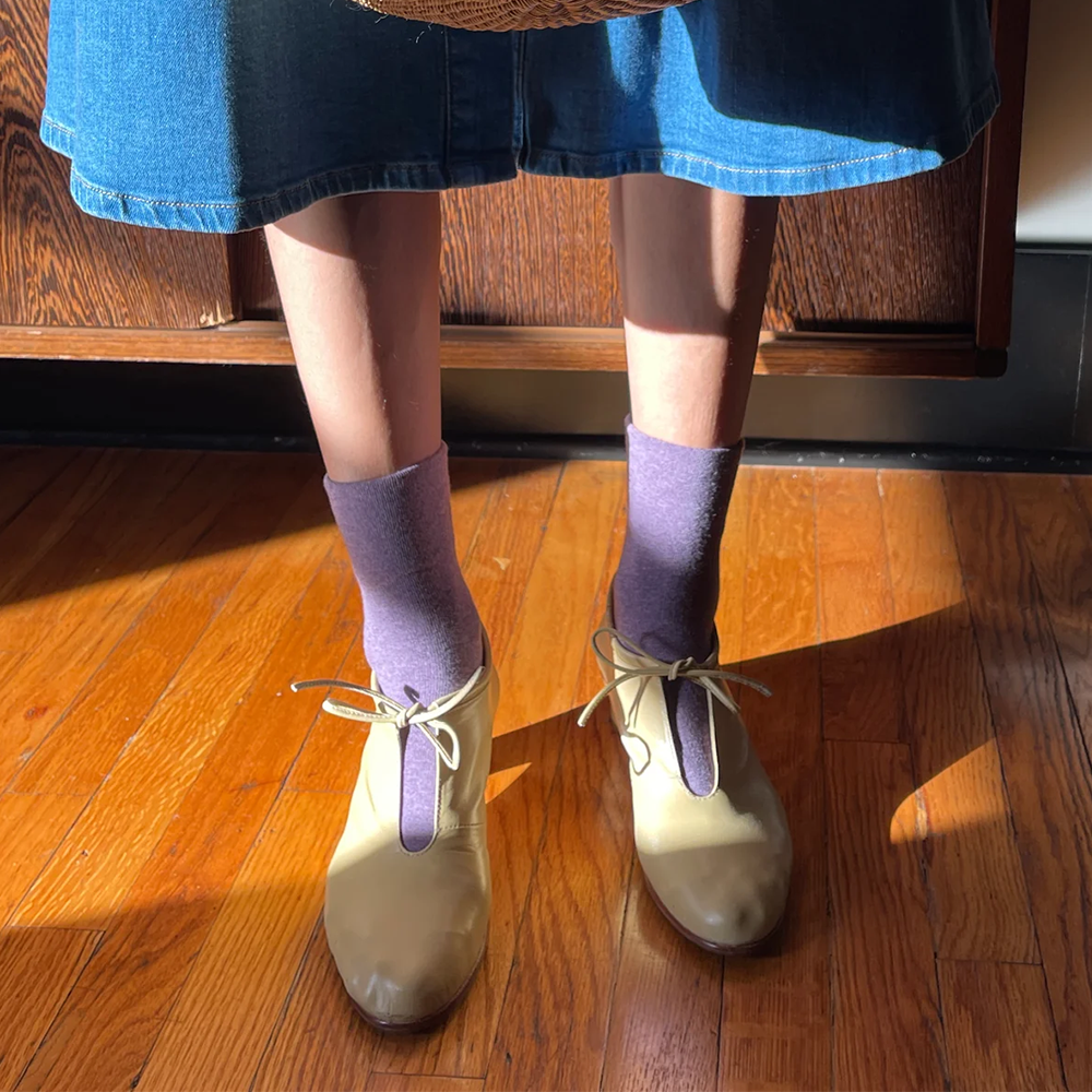 Le Bon Shoppe Socks Sneaker Purple
