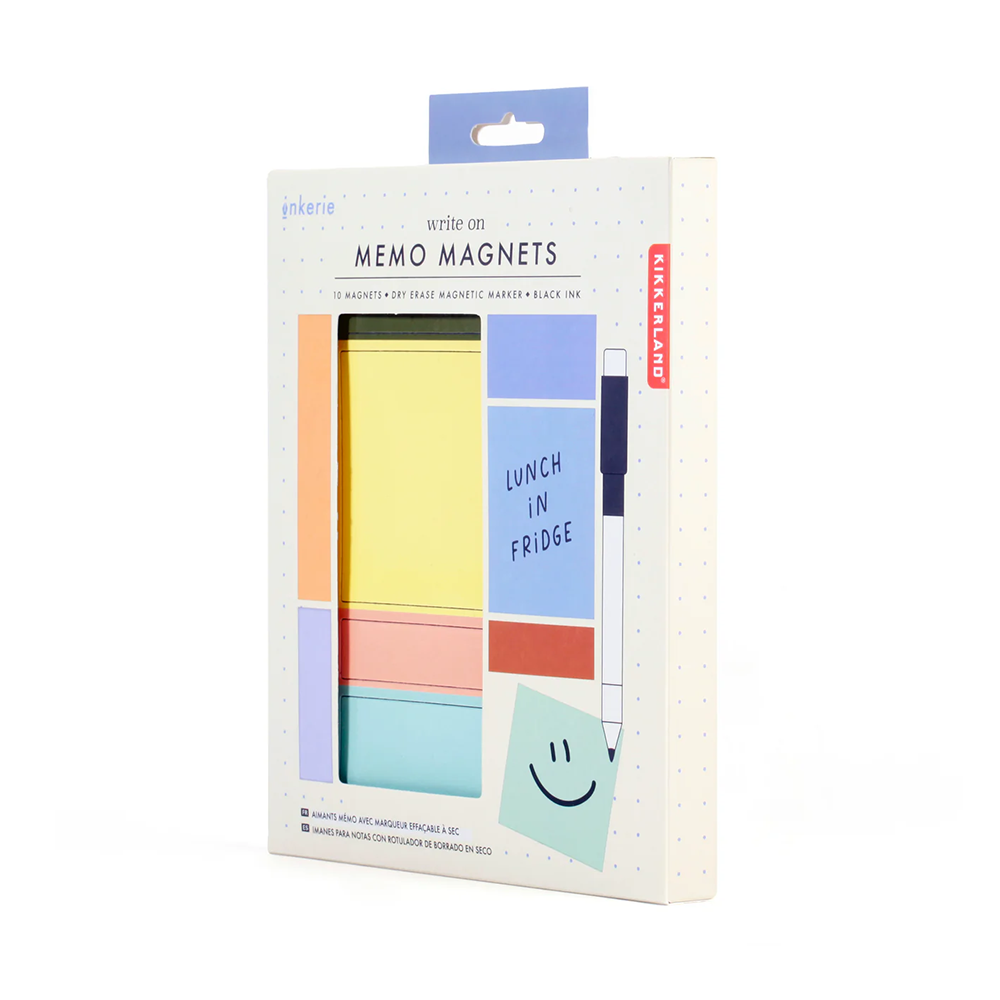 Kikkerland Inkerie Memo Magnets