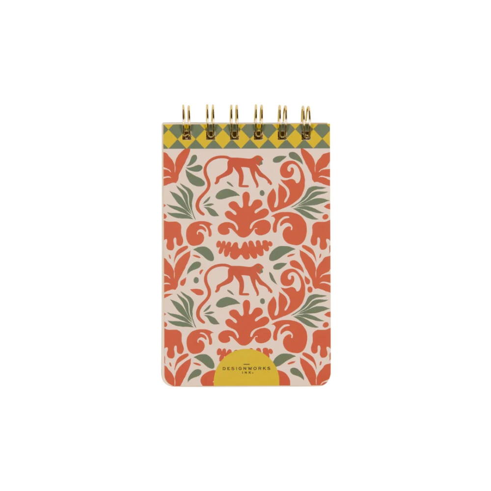 Designworks Ink Twin Wire Notepad Monkey