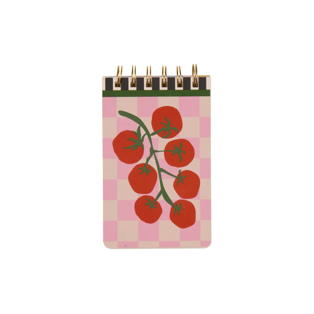 Designworks Ink Twin Wire Notepad Tomato
