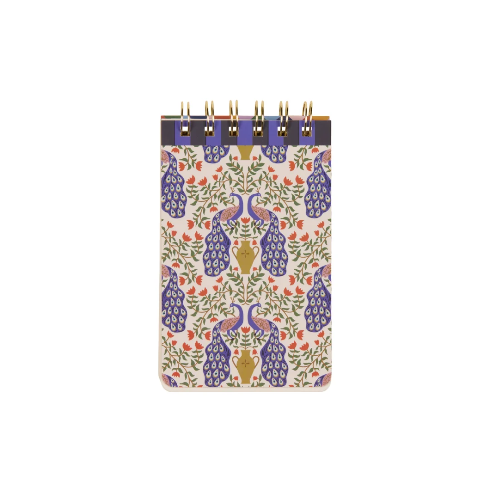 Designworks Ink Twin Wire Notepad Peacock