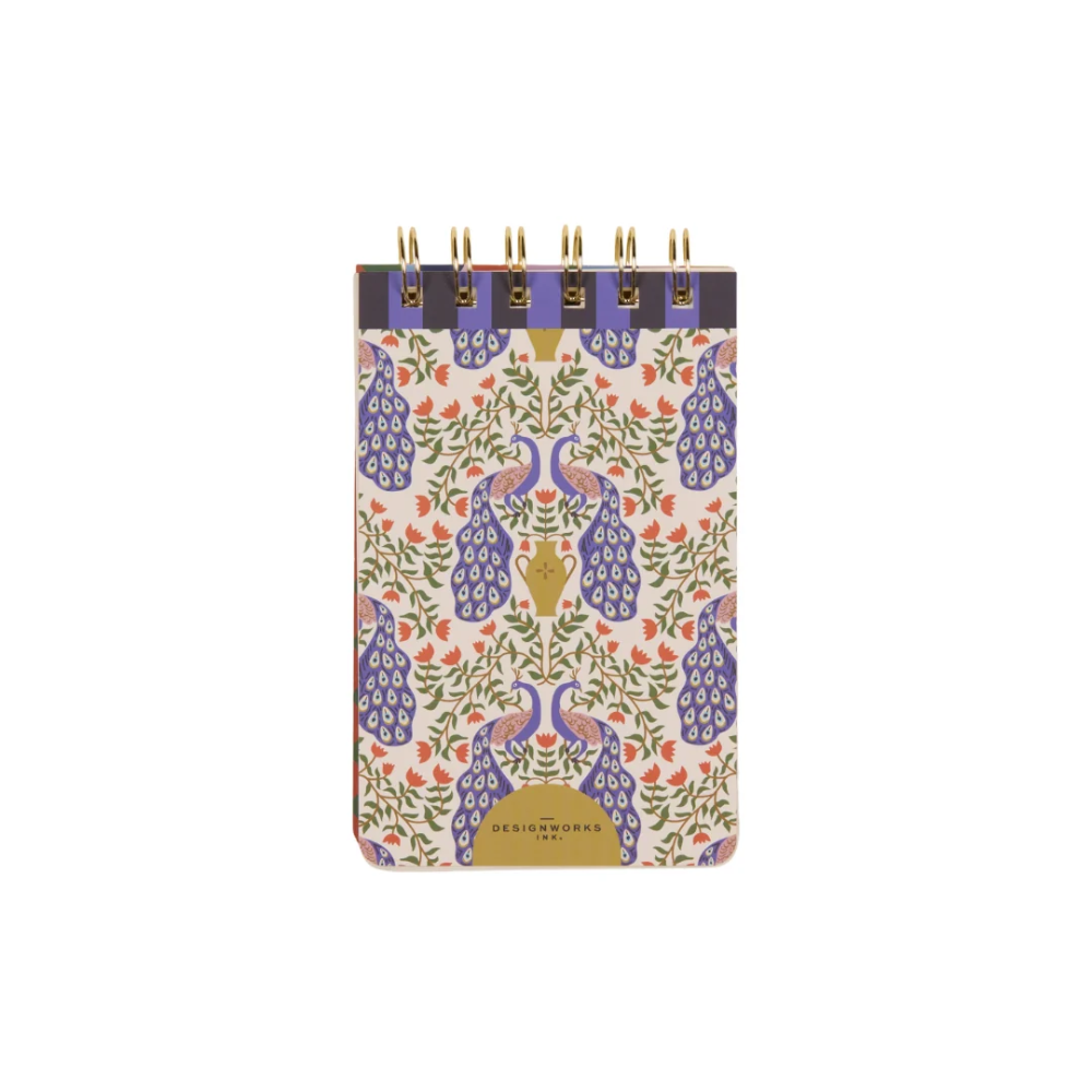 Designworks Ink Twin Wire Notepad Peacock