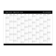 Iko Iko 2026 Wall Planner Black and White