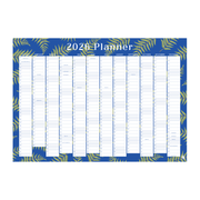 Iko Iko 2026 Wall Planner NZ Fern Navy