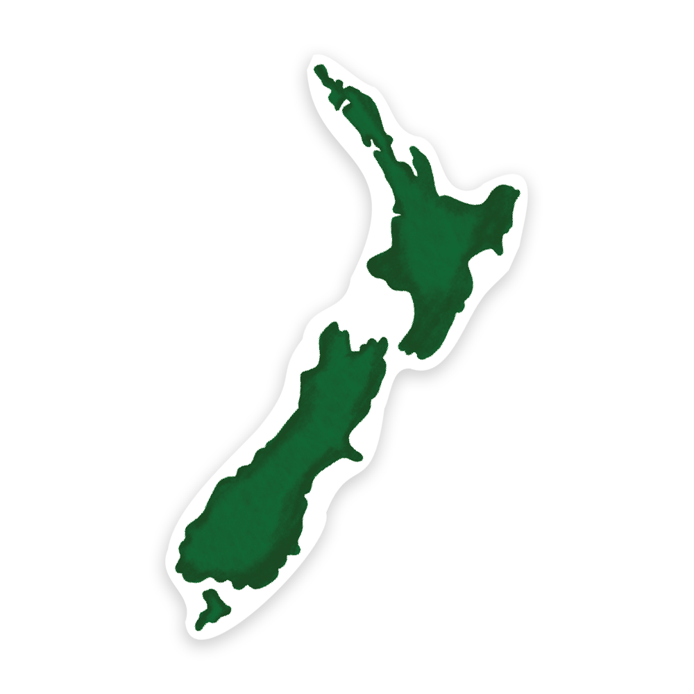 Iko Iko Cut Out Bookmark Aotearoa Map