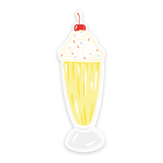 Iko Iko Cut Out Bookmark Banana Milkshake