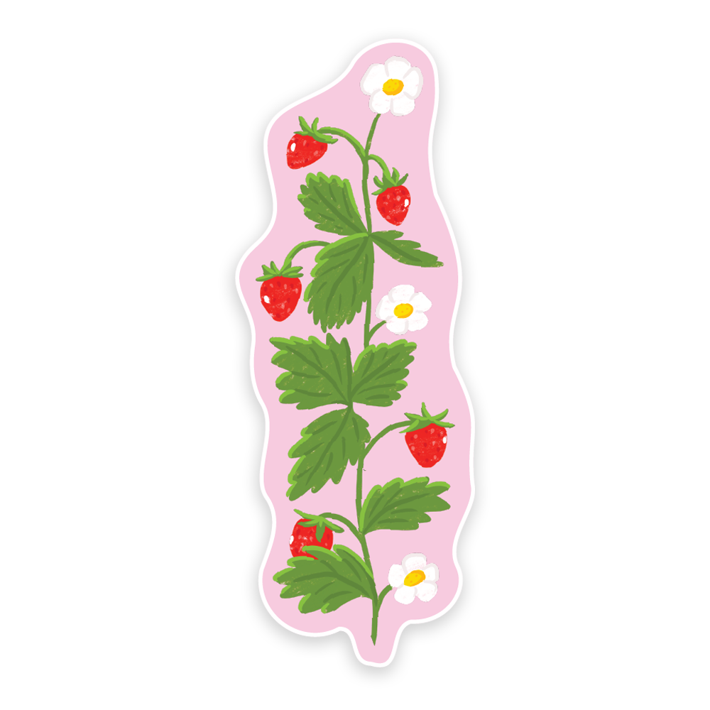 Iko Iko Cut Out Bookmark Strawberries