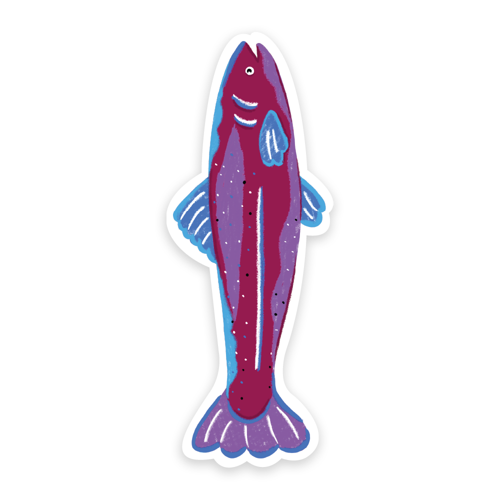 Iko Iko Cut Out Bookmark Fishy