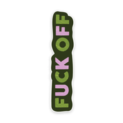 Iko Iko Cut Out Bookmark F*CK OFF