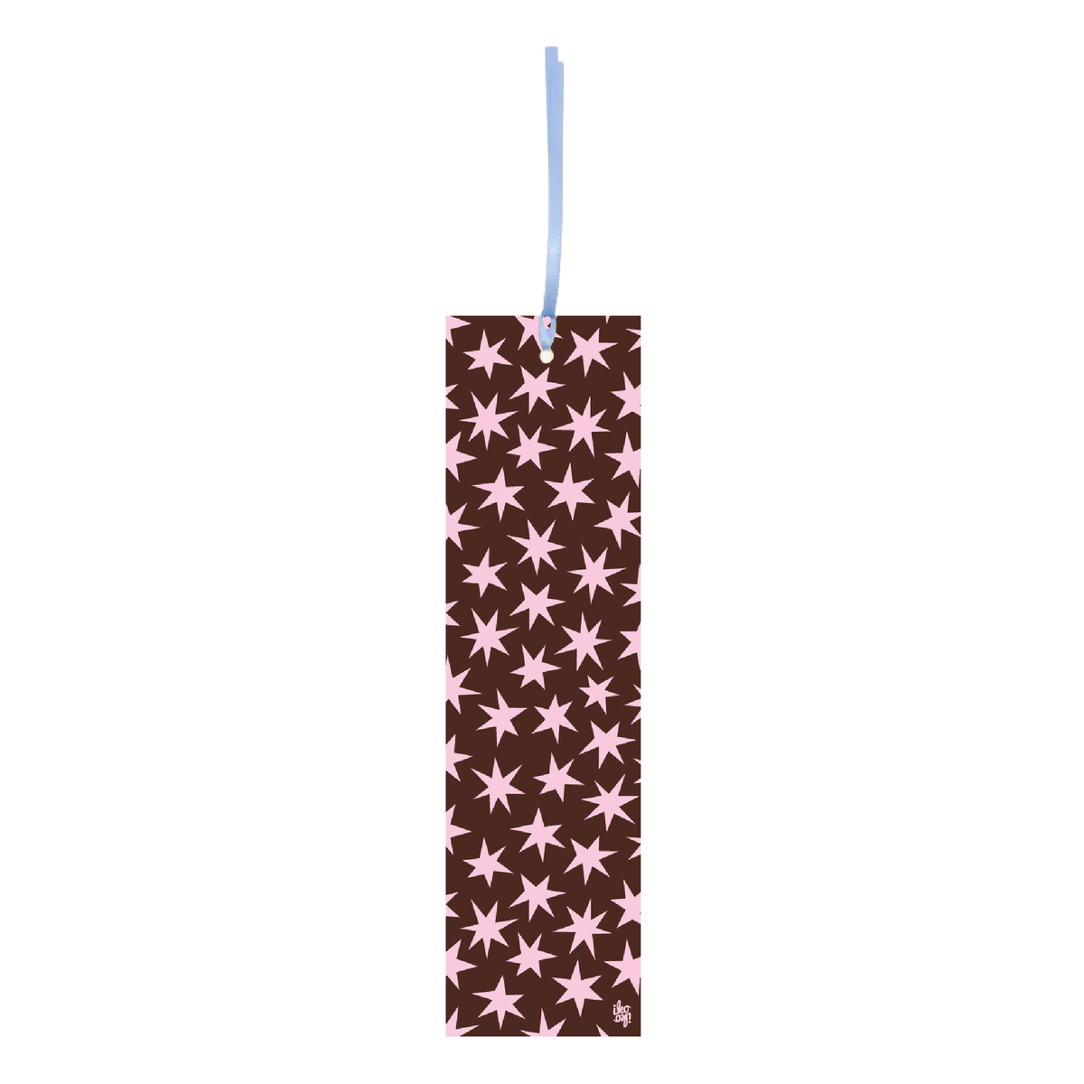 Iko Iko Double Sided Bookmark Wonky Stars Brown