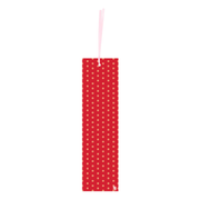 Iko Iko Double Sided Bookmark Tiny Spot Red