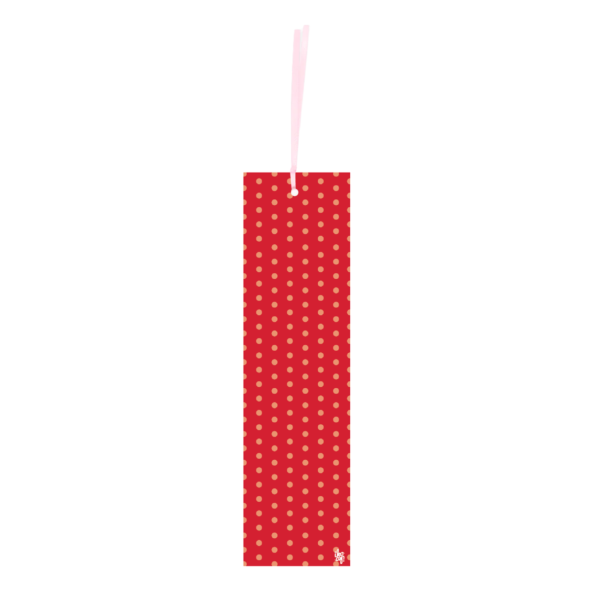 Iko Iko Double Sided Bookmark Tiny Spot Red