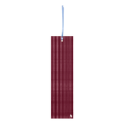 Iko Iko Double Sided Bookmark Pinstripe Maroon