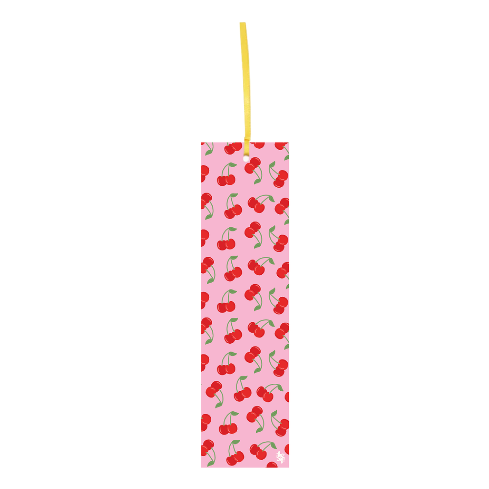 Iko Iko Double Sided Bookmark Pink Cherries
