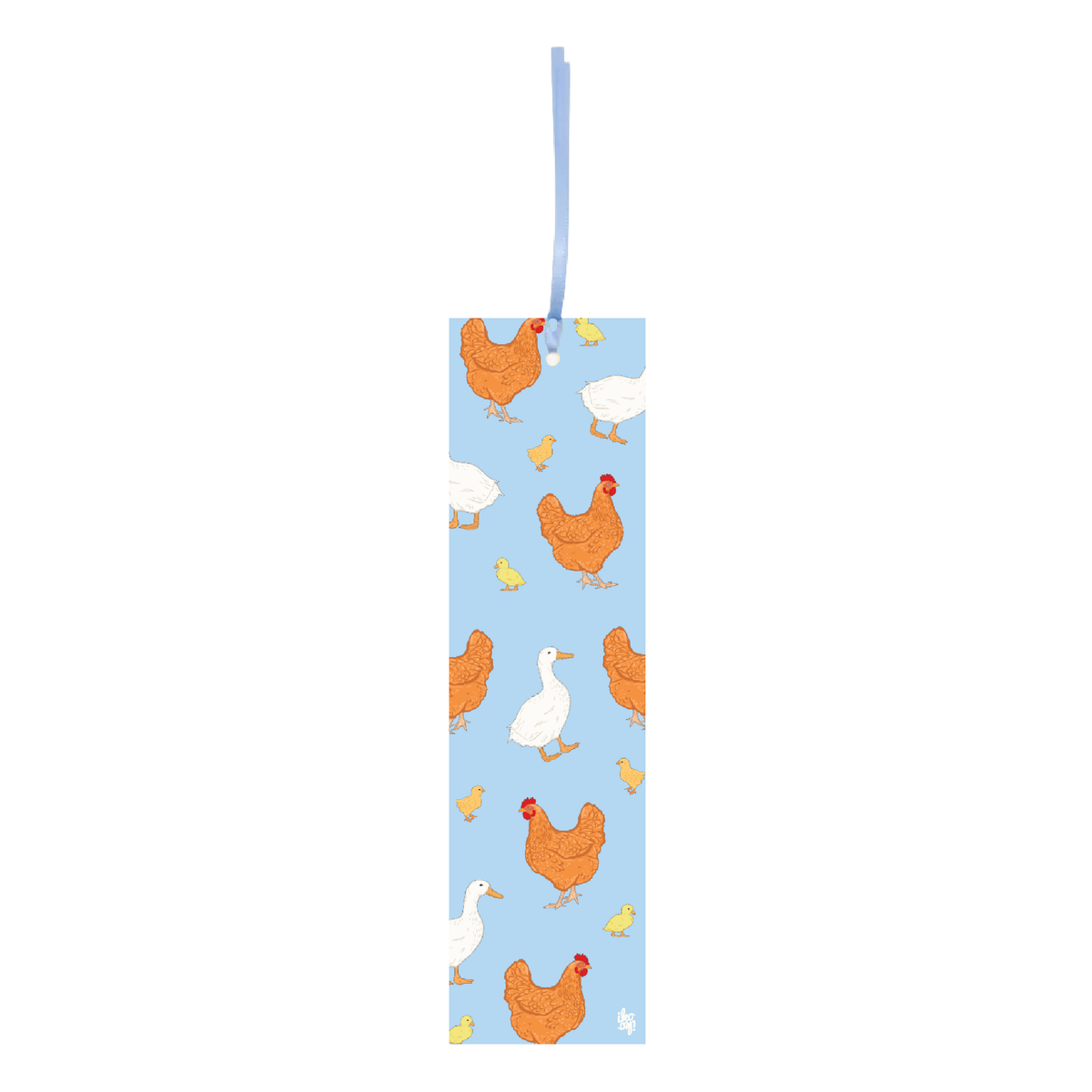 Iko Iko Double Sided Bookmark Chicks and Ducks