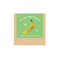 Iko Iko Fake Tattoo Banana