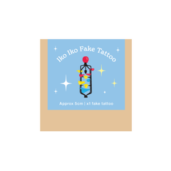 Iko Iko Fake Tattoo Bucket Fountain