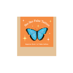 Iko Iko Fake Tattoo Butterfly