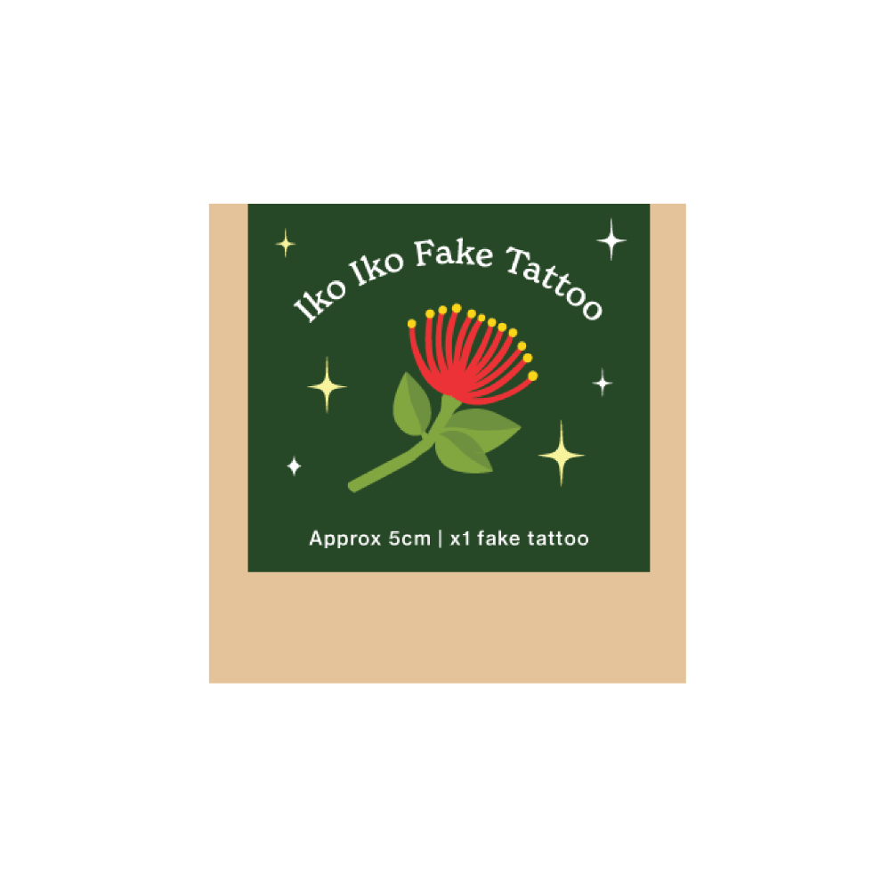 Iko Iko Fake Tattoo Pōhutukawa