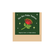 Iko Iko Fake Tattoo Pōhutukawa