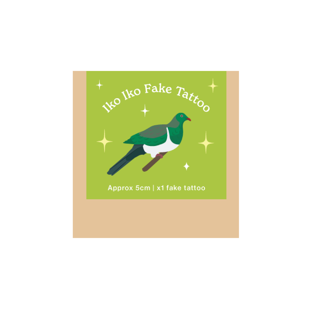 Iko Iko Fake Tattoo Kererū