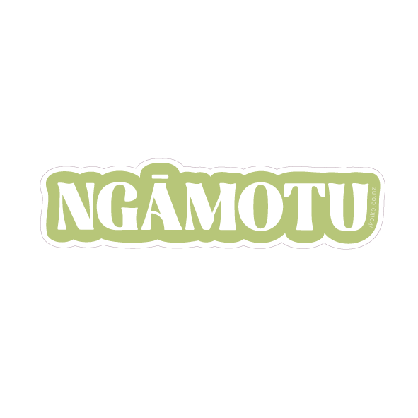 Iko Iko Fun Size Sticker Ngāmotu