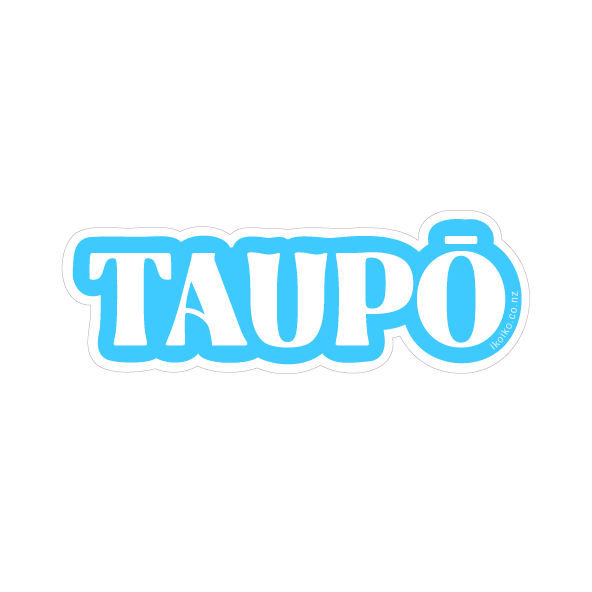 Iko Iko Fun Size Sticker Taupō