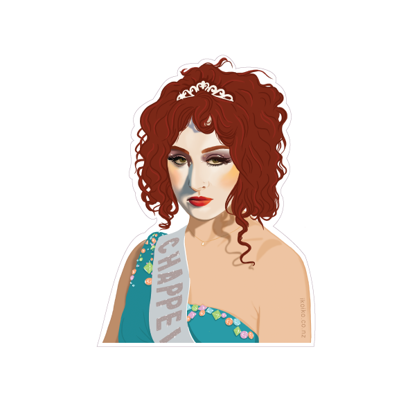 Iko Iko Fun Size Sticker Pink Pony