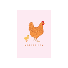 Iko Iko Mum Card Hen