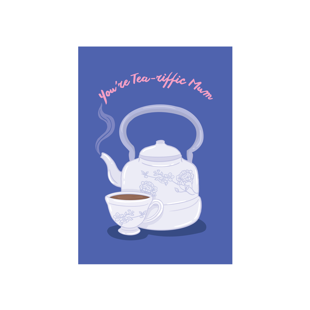 Iko Iko Pun Mum Card Tea-Riffic